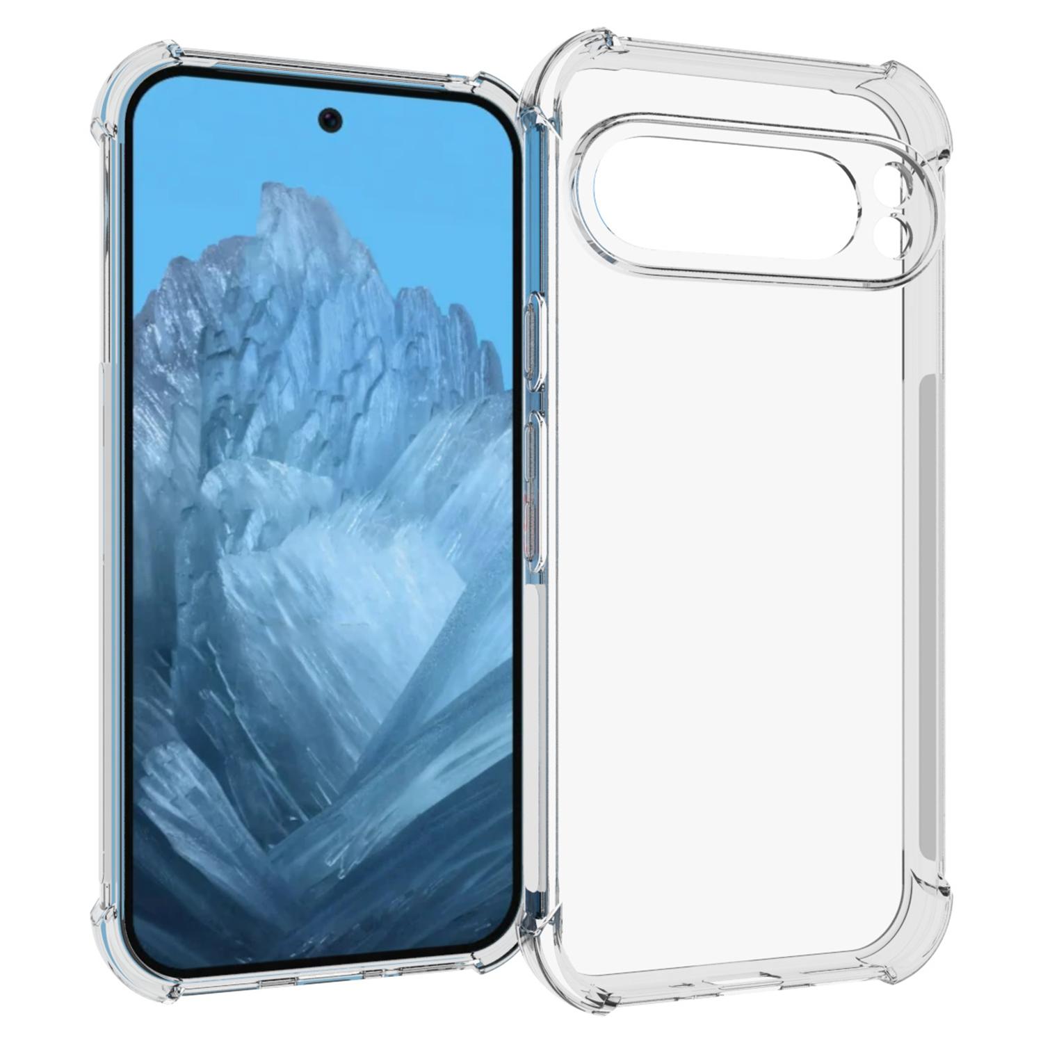 

For Google Pixel 9/Pixel 9 Pro Case Drop-Proof Non-Slip Soft TPU Clear Phone Cover A