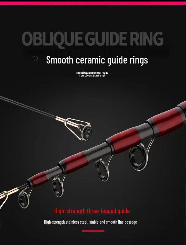 Telescopic Carbon Sea Fishing Rod: Portable & Lightweight, Multi-purpose Lure Rod