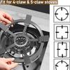 Stove Support Ring Non Slip Claws Stove Holder Stand Pot Rack For Kitchen Restaurant Cooking Outdoor Camping Daily Meal Party