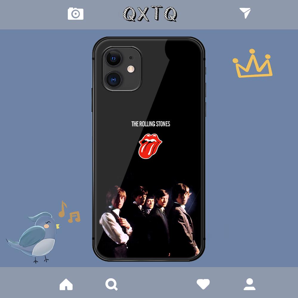 Capa de Banda de Hard Rock Rolling Stones Para iPhone Samsung Galaxy Redmi Note S 17 16 15 14 13 20 24 25 54 Pro Max Ultra Fe Capa de Vidro Temperado