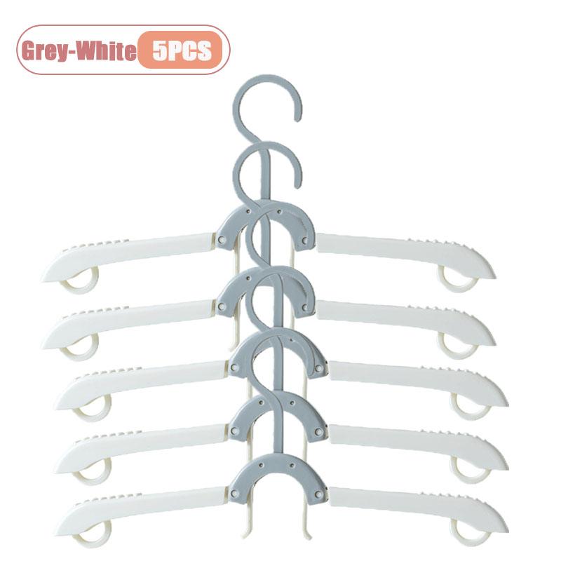 Multi Function Travel Hanger Folding Clothes Rack Portable Laundry Drying Rack for Business Trips and Home Use