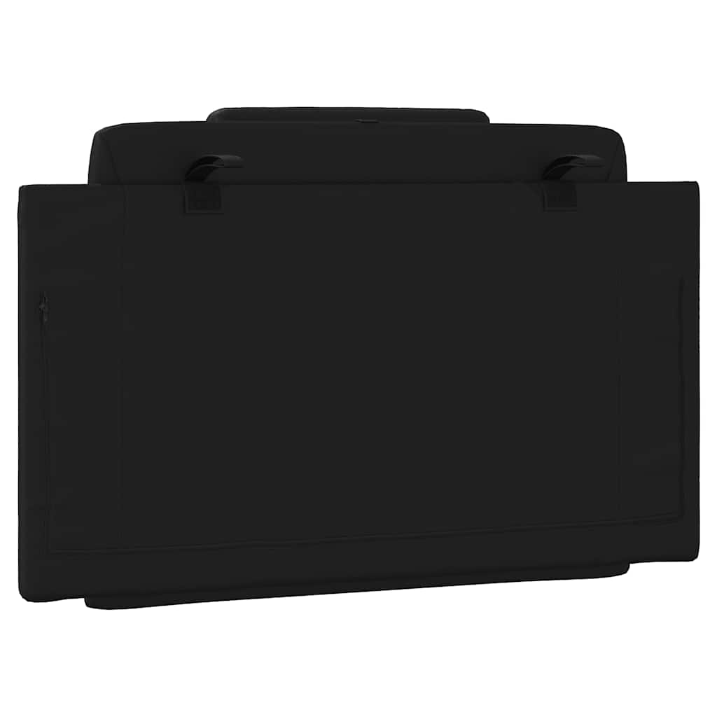 Vidaxl Headboard Cushion, Black, 80 Cm, Faux Leather