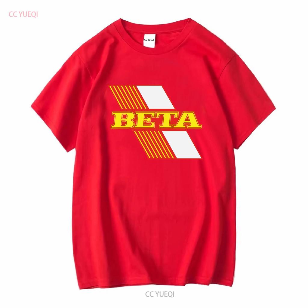 Beta Motorcycle Enduro RR Retro Italian MX Trial T Shirt Style Long or Short Sleeves Vintage Washed Streetwear Homme Breathable