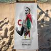 C-Cristiano R-Ronaldo CR-7 Asciugamano da Spiaggia in Microfibra Assorbente Asciugatura Rapida Morbido Yoga Nuoto Resort Arrampicata su Montagna Asciugamano