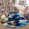 1pc S-Stitch1 Carpet, Round Rug, Comfortable, Suitable for Entryways, Living Rooms, Office, And Bedrooms, Christmas Decoration