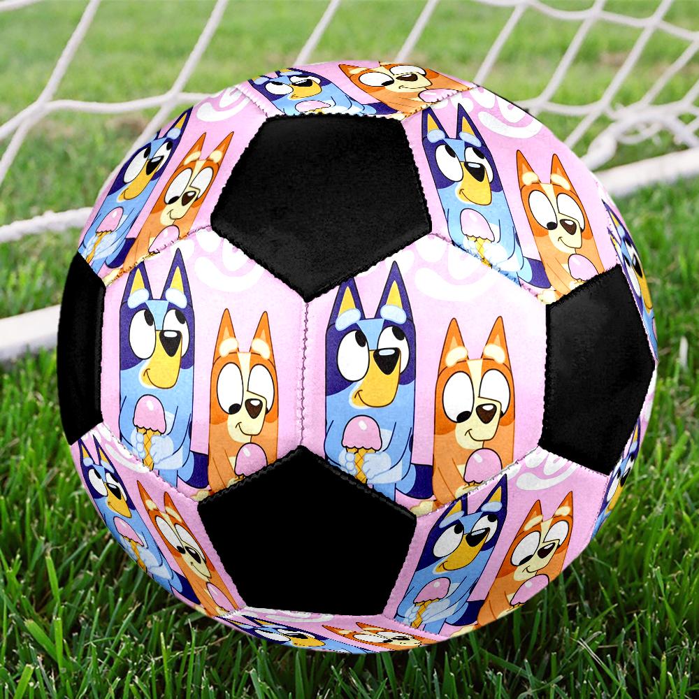 Bluey Theme Size 5 Soccer Ball, Suitable for Both Indoor and Outdoor Matches, a Gift Suitable for Everyone.