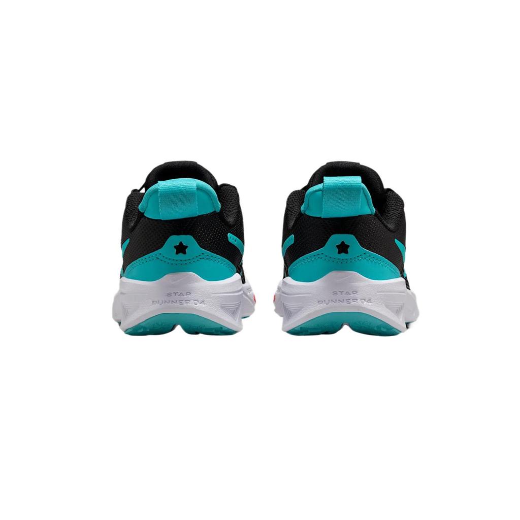 Nike Star Runner 4 PS Black Dusty Cactus Kids Sneakers Bright-Crimson White DX7614-009