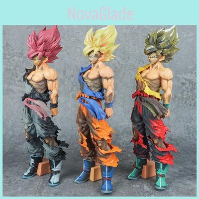 Dragon Ball Son Goku Figurka Manga Kolorowa PVC z Uszkodzeniami Bojowymi Do Kolekcji