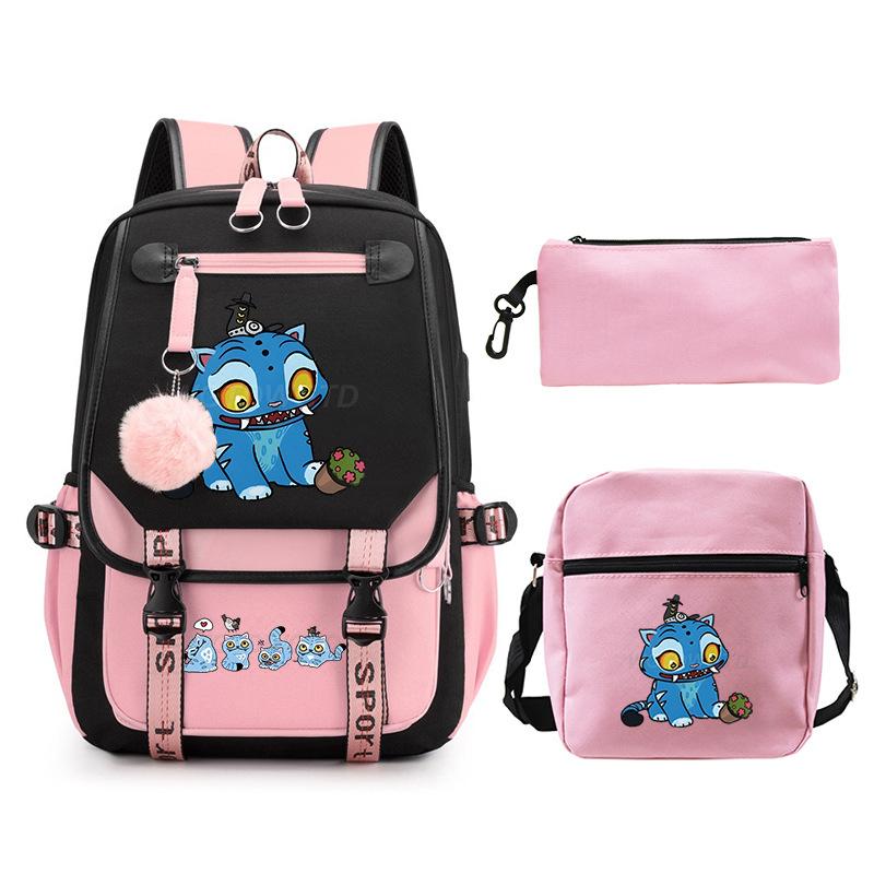 Animation Cartoon Personalized Printing Large Capacity Children'S Backpack Primary And Secondary School Schoolbag Leisure Suit