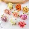 10/20pcs Artificial Flowers Scrapbook Home Room Decor Silk Diy Gifts Candy Box Cake Wedding Outdoor Fake Roses Christmas Wreaths
