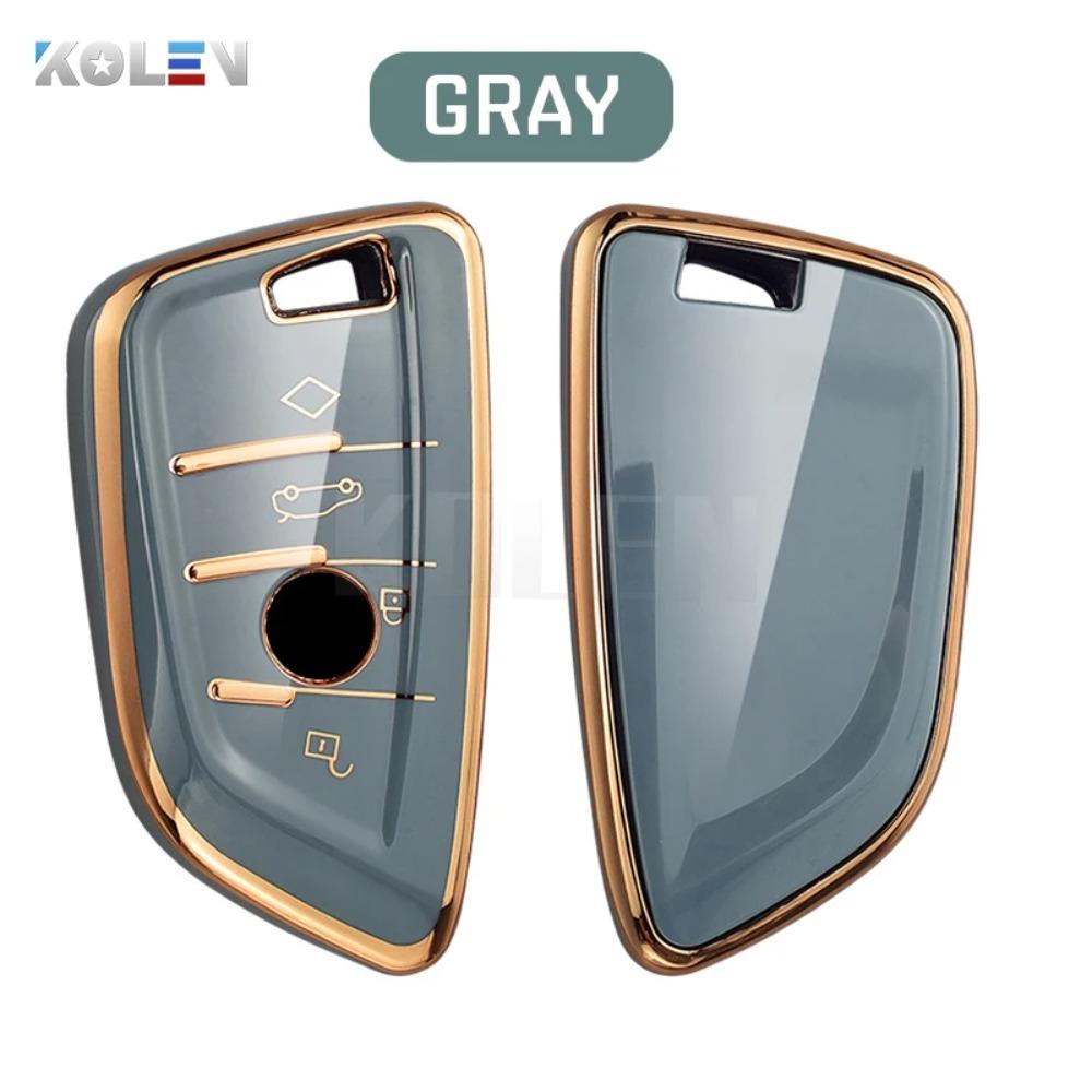 TPU Car Remote Key Case Cover Shell for BMW X1 X3 X5 X6 X7 1 3 5 6 7 Series G20 G30 G11 F15 F16 G01 G02 F48 Protector Holder Fob