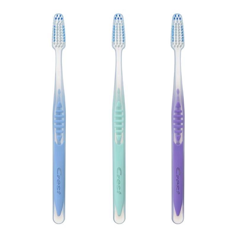 Crest Triple Care Soft Bristle Toothbrush 3-Pack