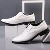 Summer Leather Dress Shoes Men Summer Hollow Out Plus Size Man Business Shoes Wedding Footwear Casual Shoe Male