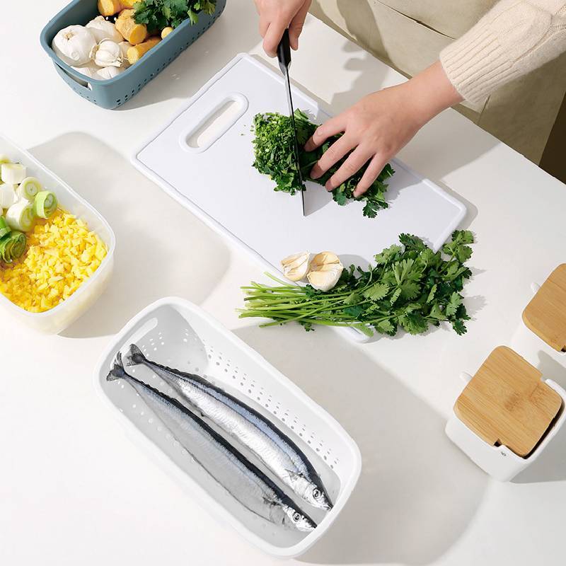 Kitchen Hanging Dish Drying Basket With Double Layer Design For Modern Home Use