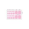 Solid-color Toenail Stickers, Macarons, Full-toe Toenail Stickers, Mixed Nail Plates, Starry Nail Art