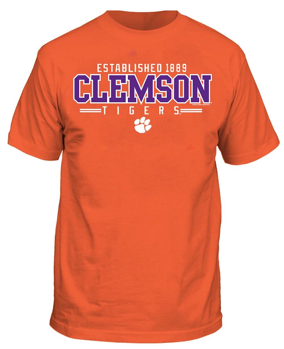 Clemson Tigers Men s Orange Stadium Short Sleeve T shirt L