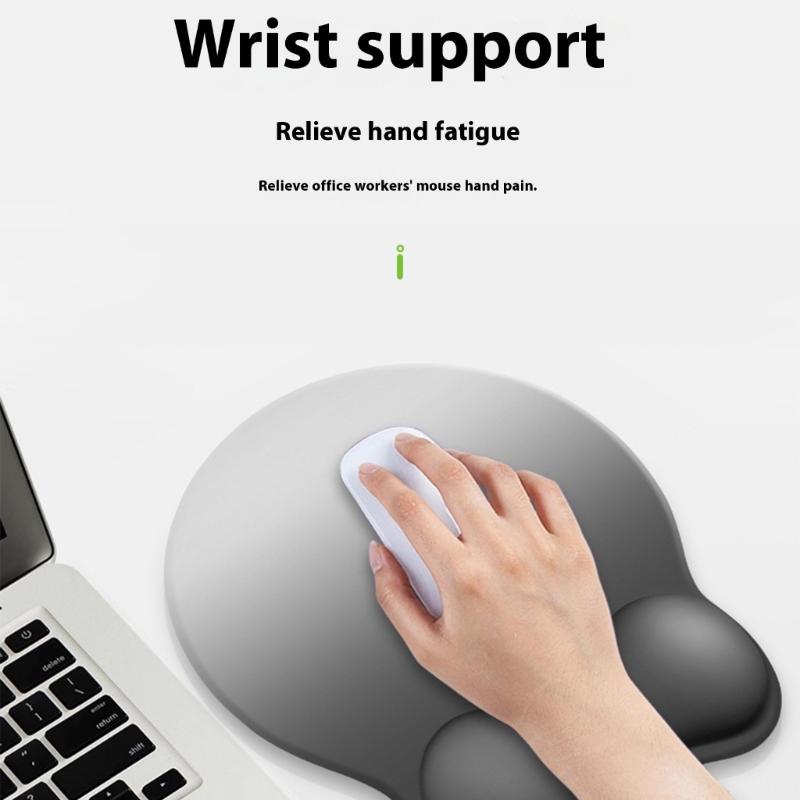 AntiSlip Mouse Pad With Memory Foam Wrist Rest Skin Friendly Ergonomic Wrist Support Gradient Color For Computer