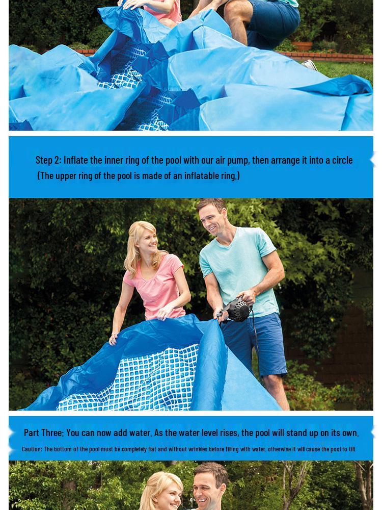 Intex Thickened Adult and Family Wading Pool 183x51CM