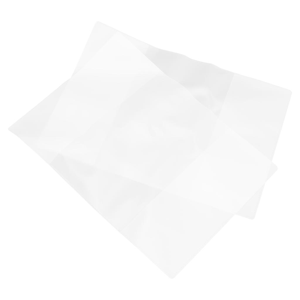 2pcs Passport Cover Portable Travel Waterproof Transparent Passport Bag Protector