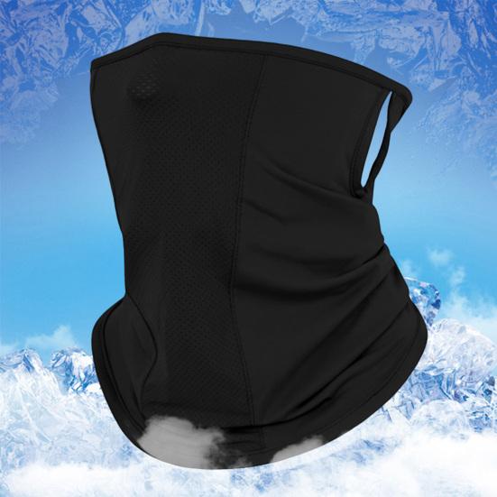 Summer Cycling Face Guard Neck Gaiter Windproof UV Protection Breathable Cooling Ice Silk Men Women Outdoor Bandana Neck Scarf Face Shield