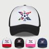 Football-Printed Mesh Cap Lightweight, Breathable, Adjustable Sporty Style Unisex Football Events Gift For Football Enthusiasts