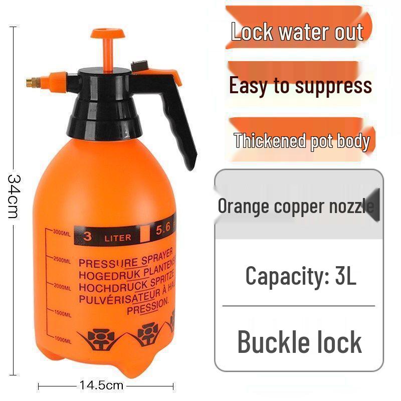 Household Car Wash & Plant Watering Spray Bottle with Air Pressure Sprinkler
