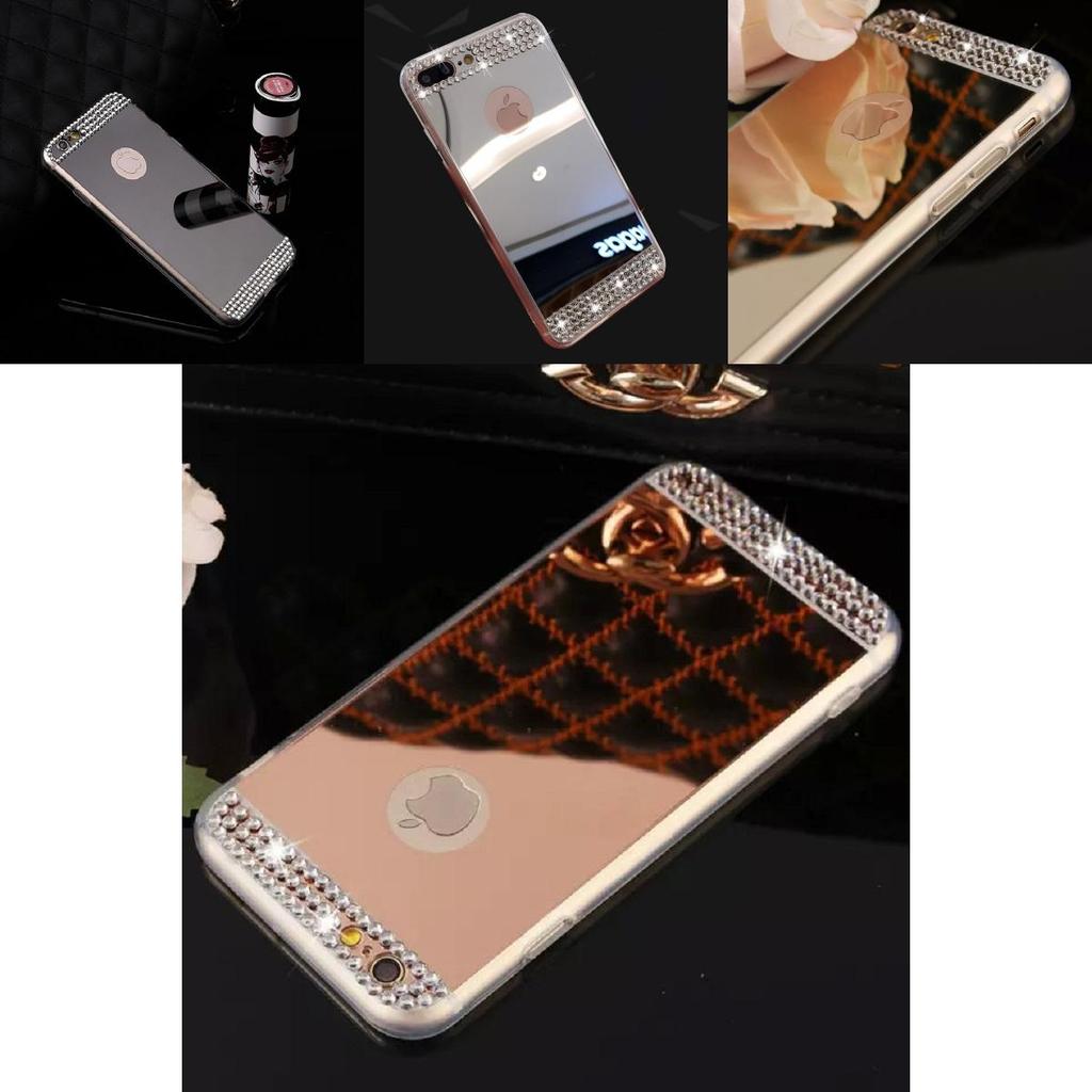 Drill Color Luxury Electroplated Mirror Mobile Phone Case For Iphone Cases