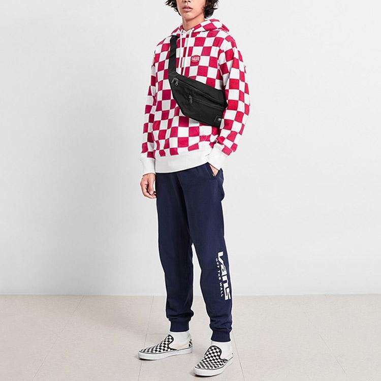 Vans Exclusive Checkerboard Hoodie Men Hoodie Red White VN0A4URI0PZ