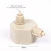 DIY CO2 Reactor Bottle Cap with Sealing Ring, Double-Head, Thickened for Experiments