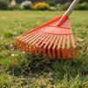 Plastic Grass Rake High Strength Garden Rake Grain Drying Weeding Rake Head  Lawn Cleaning