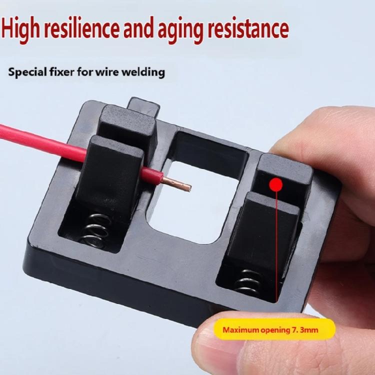 Miniature Welding Assistant Tool With Secure Spring Lock And Hollow Design For Safe Usage Welding Wire Fixture Tool