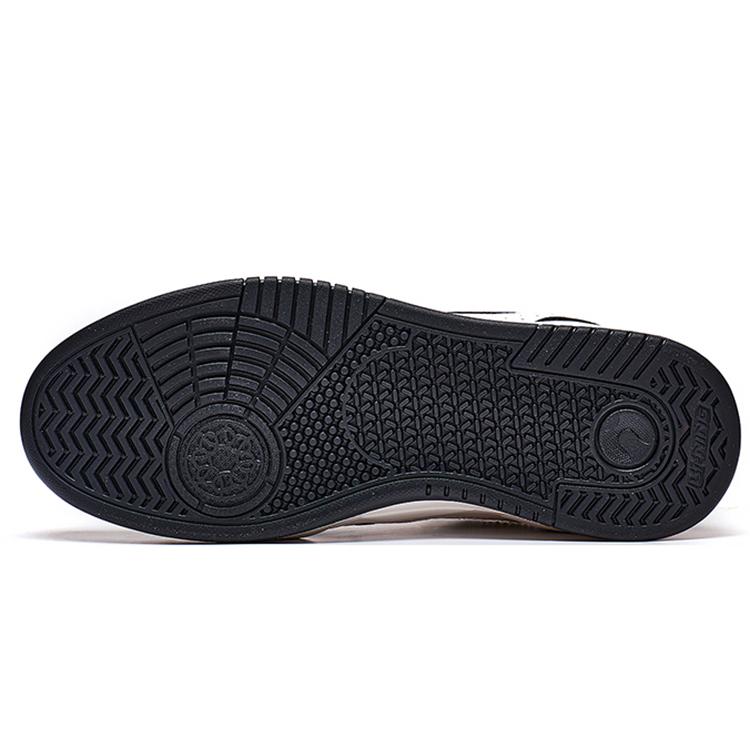 New LiNing Yuebai Anti Slip Wear Resistant Breathable Height Increasing Low Top Skateboard Shoes Men's White Black AGCS251-15