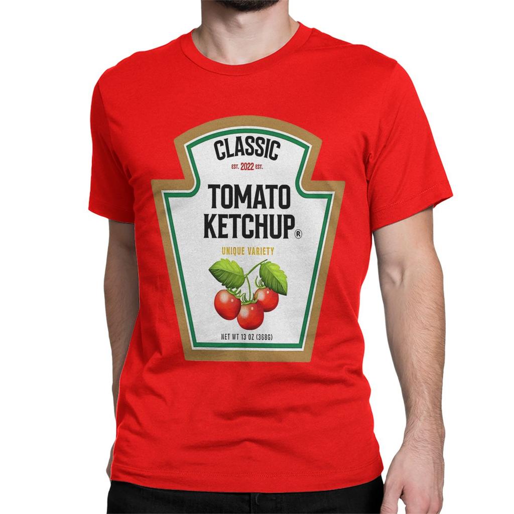 Classic BBQ Barbecue Mustard Ketchup Dipping Sauce Men Women T Shirt Awesome Tee Shirt T-Shirts 100% Cotton Graphic Clothing