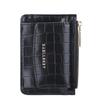 Baellerry Women's Crocodile Pattern Card Holder Coin Purse: Korean Style Fashion Wallet with Large Capacity and Multi-Card Slots