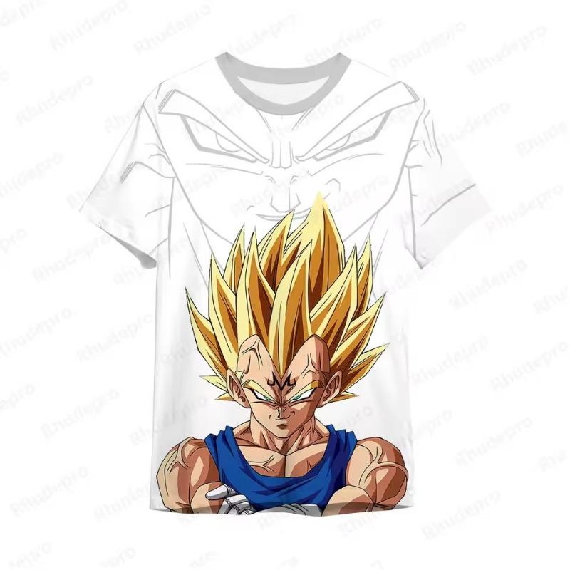 

Аниме Dragon Ball Хай Стрит Вегета Смешные Футболки Гоку Футболка для Тренировок Мужская Одежда Стиль Харадзюку Аниме Летняя 3D Принт Уличная Одежда S