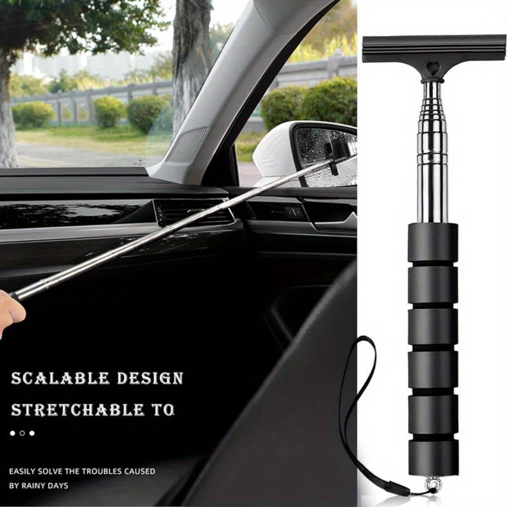 1 PC Side Mirror Squeegee,Car Mirror Squeegee,Retractable Car Rearview Mirror Wiper,Portable Car Cleaning Tool for Rainy Foggy Weather