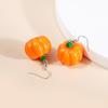 Kawaii Mori-kei Fruit Earrings: Cute Cartoon Mangosteen, Banana, Lemon & Potato Drops