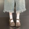 Jk with Skirt Versatile Light Mouth Shoes Retro Style Muffin Thick Sole Mary Jane Single Shoes Women's New Spring and Autumn 2025