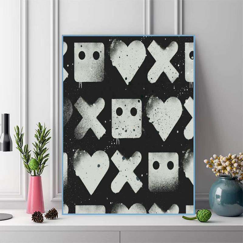 Love, Death & Robots 100% Round Full Drill 5D DIY Diamond Painting Embroidery Cross Stitch Rhinestone Décor