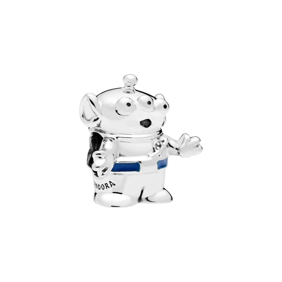 Pandora Disney Series Toy Story Three-Eyed Alien Charm Men Charm 798045EN82 Box