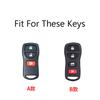 Zinc Alloy Car Key Cover For Nissan 350Z Maxima Sentra Armada Titan Kicks Murano Smart Remote Control Protect Case Keychain