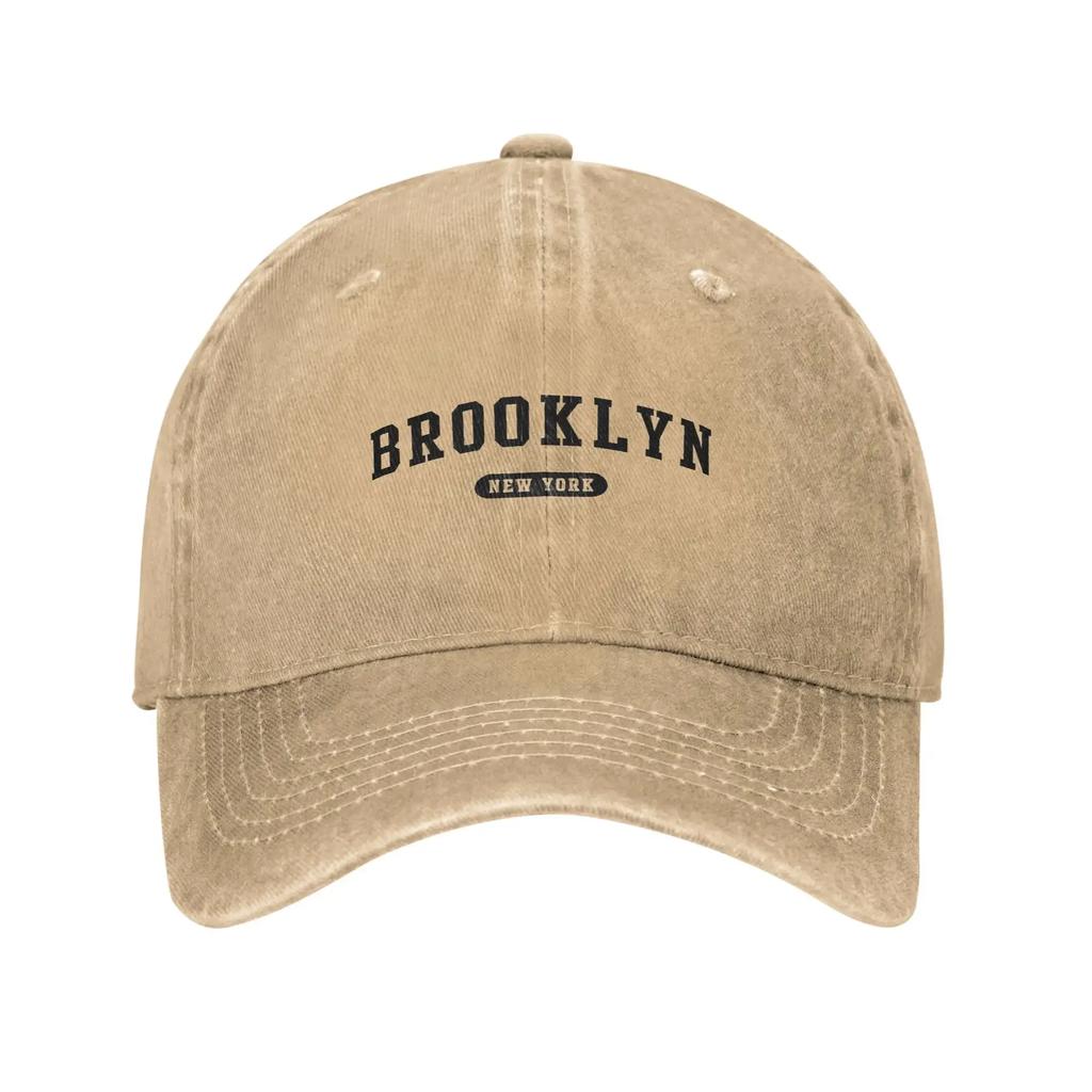 Washed Baseball Cap Brooklyn NYC Summer Trucker Hat For Men Women Classic Outdoor Sport Sun Baseball Caps