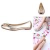 Elegant Rhinestone Soft Leather Women's Flats Shoes For Effortless Casual Style