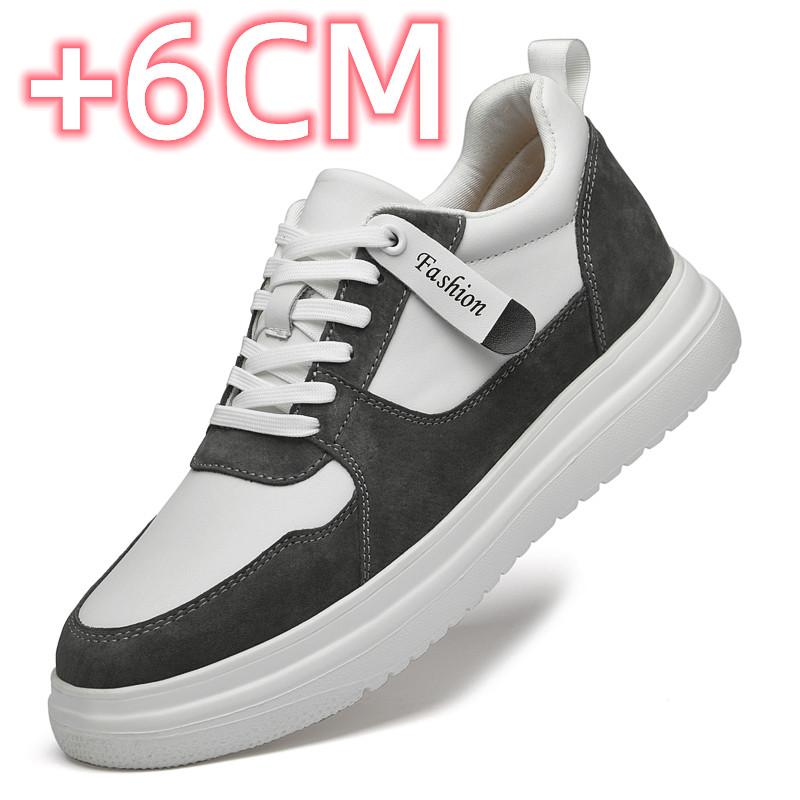 Fashion Outdoor Male Walking Shoes Genuine Leather Low Top Classic Male Shoes 2024 Fashion Men's Elevator Shoes All-match Mens Sneakers