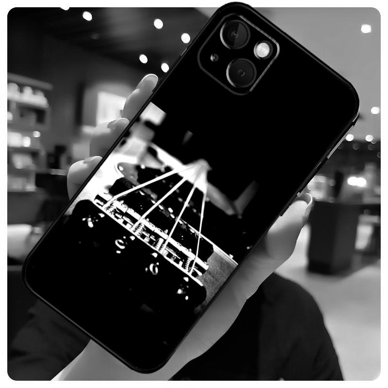 Guitar Music Art Case For iPhone 16 13 14 11 12 15 Pro Max X XR XS Max Plus 14 Plus Back Cover