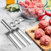 Easy-Release Non-Stick Meatball Mold Meat Rice Ball Maker Stainless Steel Fish Ball Making Device Kitchen Tool for Home Cooking