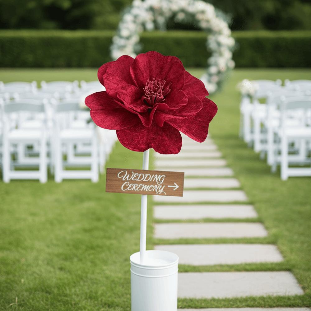 30-60cm Artificial Peony Flower Window Display Wedding Fake Flower  Photo Props