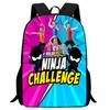 Zaino Scolastico Ninja Kidz Stampato, Zaino Casual Cartone Animato Scuola Elementare 1a Elementare