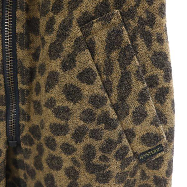HYSTERIC GLAMOUR wool blend Animal Pattern No color coat M Brown Women Used