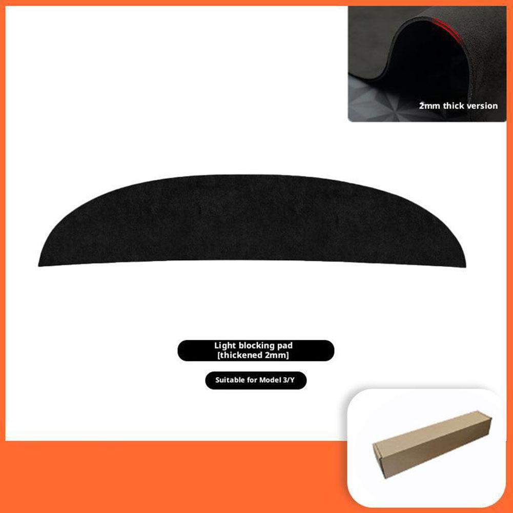 Suede Dashboard Cover Pad for Tesla MODEL Y Juniper 2025 Sunshade Protector Anti-UV Dash Mat Sun-shading Non-slip Pads